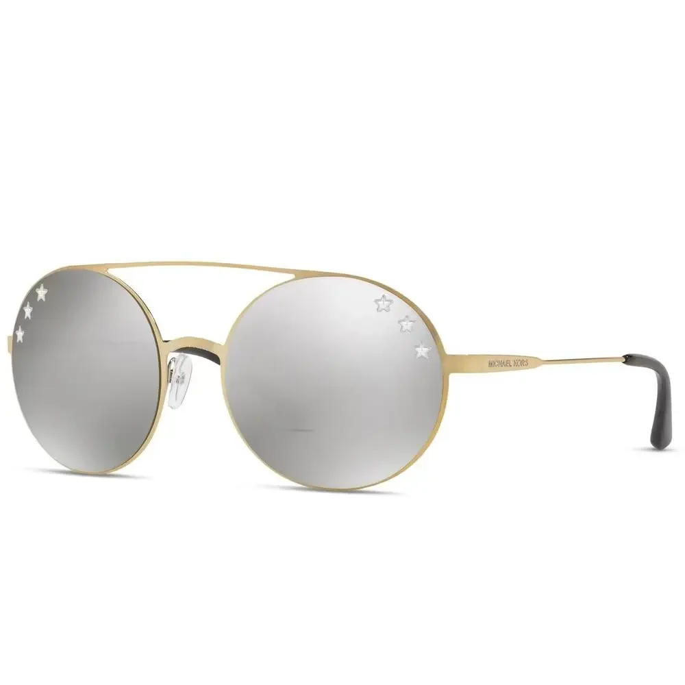 Michael Kors Sunglasses Cabo MK1027 11936G Pale Gold Tone Silver